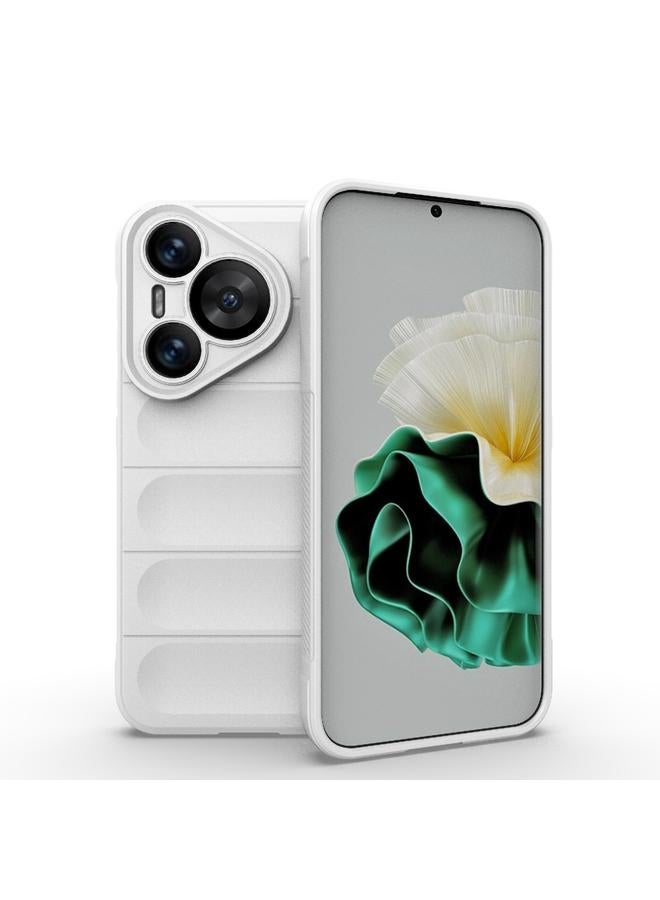 زبون جراب لهاتف Huawei Pura 70 Magic Shield TPU + جراب هاتف من الفلانيل - Image 1