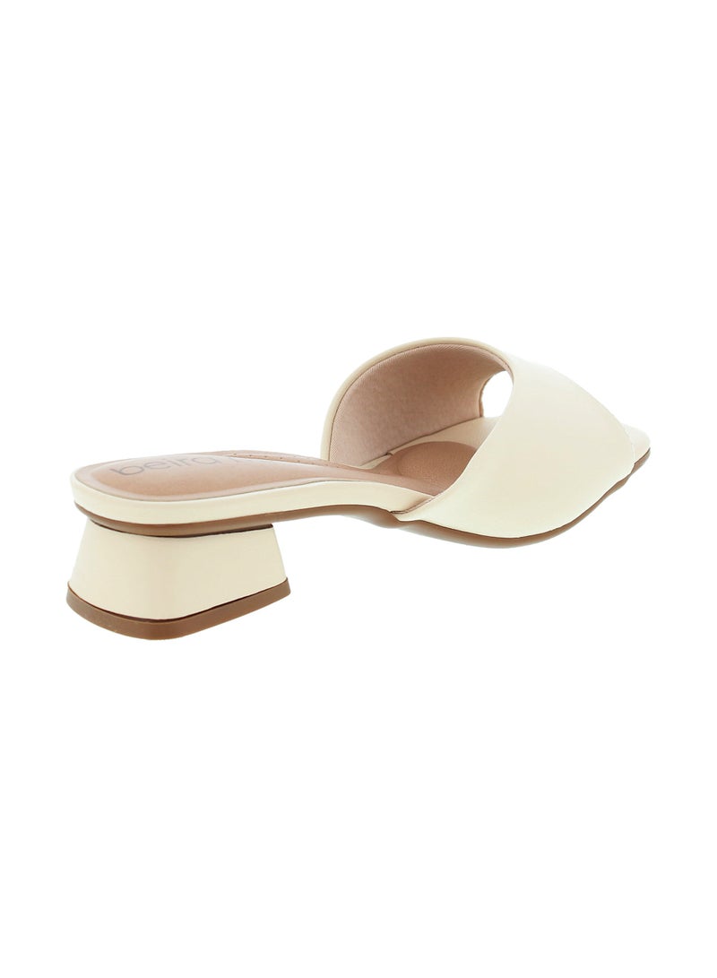 Beira Rio Ladies Low Heel Sandals Beige | Made In Brazil - Image 3