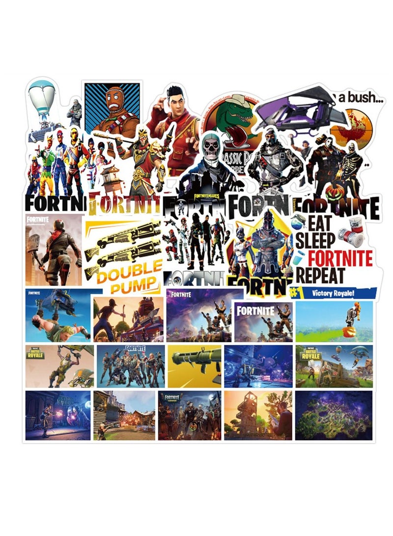 general 46-Piece Fortnite Cute Vinyl Waterproof Sticker
