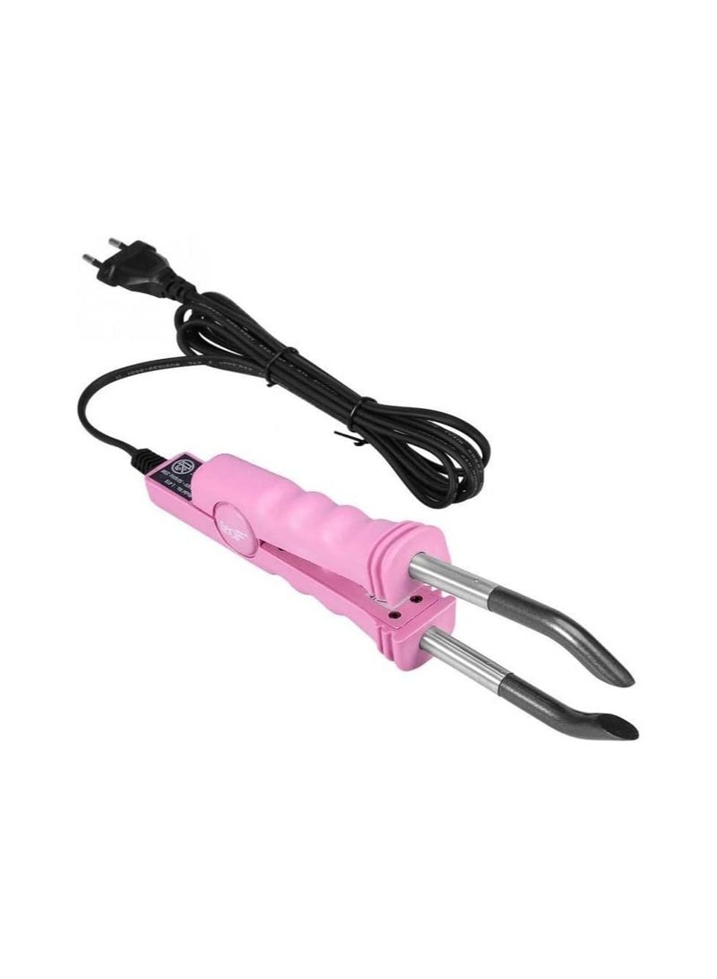إستيل ماكينة لوف لتطويل الشعر بالمكواة لمعدات الصالونات الاحترافية، باللون الوردي - Image 2
