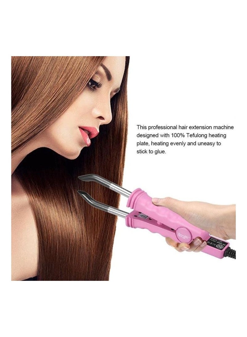 إستيل ماكينة لوف لتطويل الشعر بالمكواة لمعدات الصالونات الاحترافية، باللون الوردي - Image 4