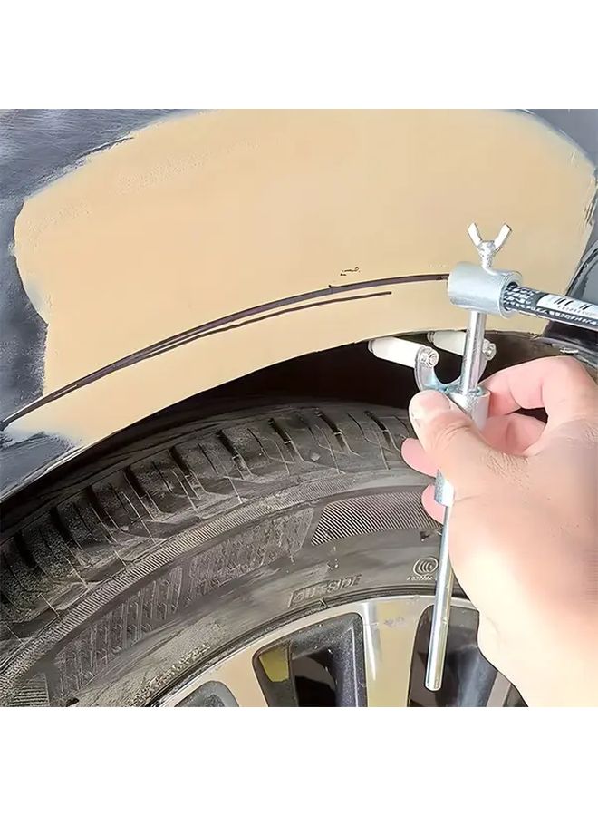 1pc Adjustable 0 0 7 87 Inch Wheel Eyebrow Parallel Scriber Durable Metal Paint Marking Tool For Automotive Sheet Metal Repair - Image 2