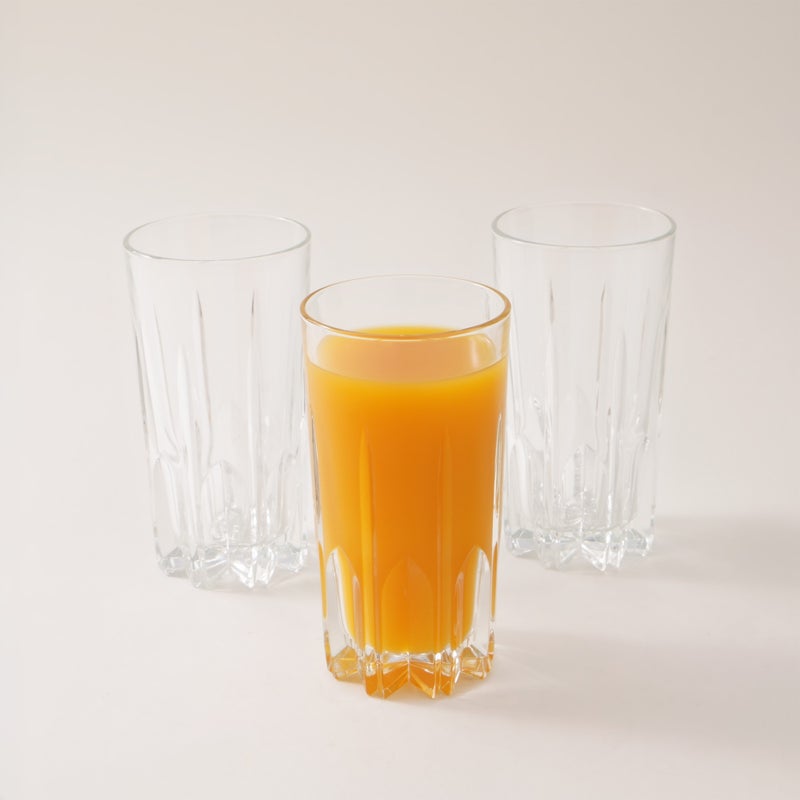 Borgonovo 3pcs glass tumbler 330ml - Image 1