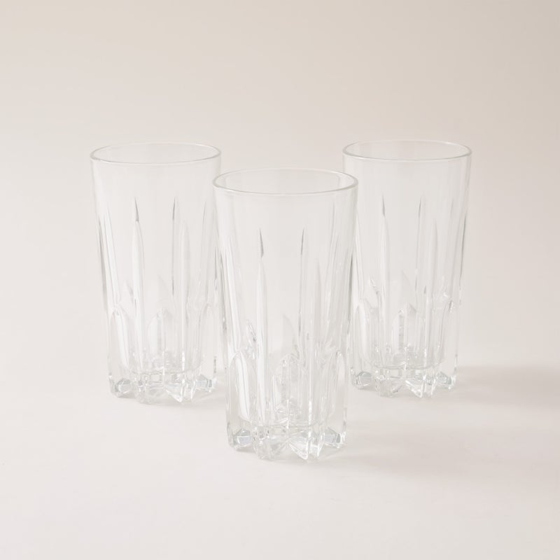 Borgonovo 3pcs glass tumbler 330ml - Image 3