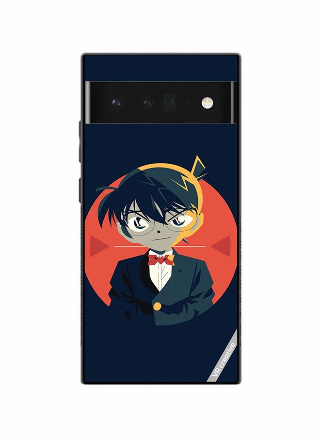 Protective Case Cover For Google Pixel 6 Detective Conan Character Design Multicolour