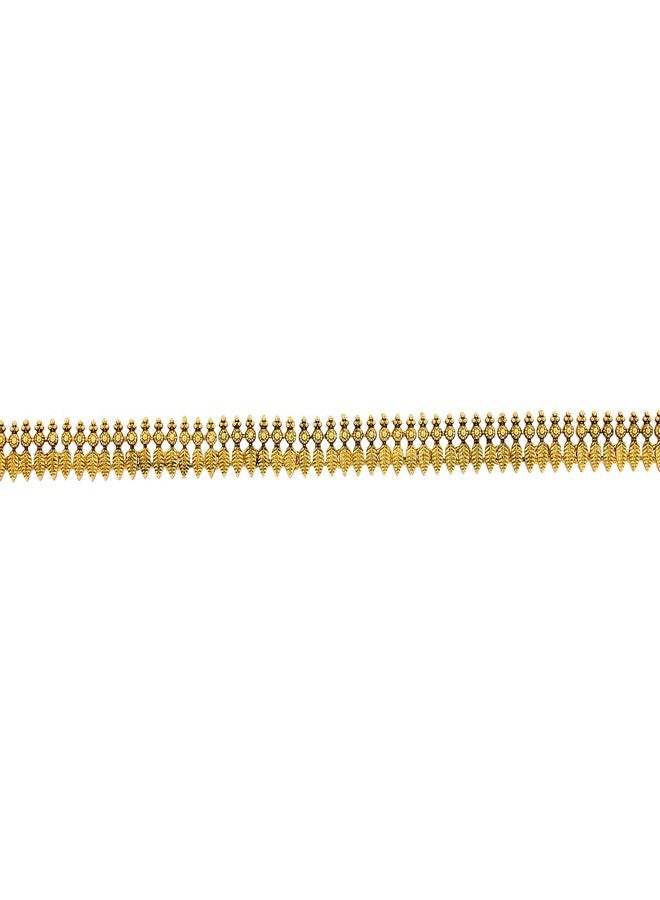 Kushal's Fashion Jewellery Gold Plated Antique Kamarbandh Waist Belt with Adjustable Chain for Women - Festive & Special Occasion Jewellery - 458440 - Image 3