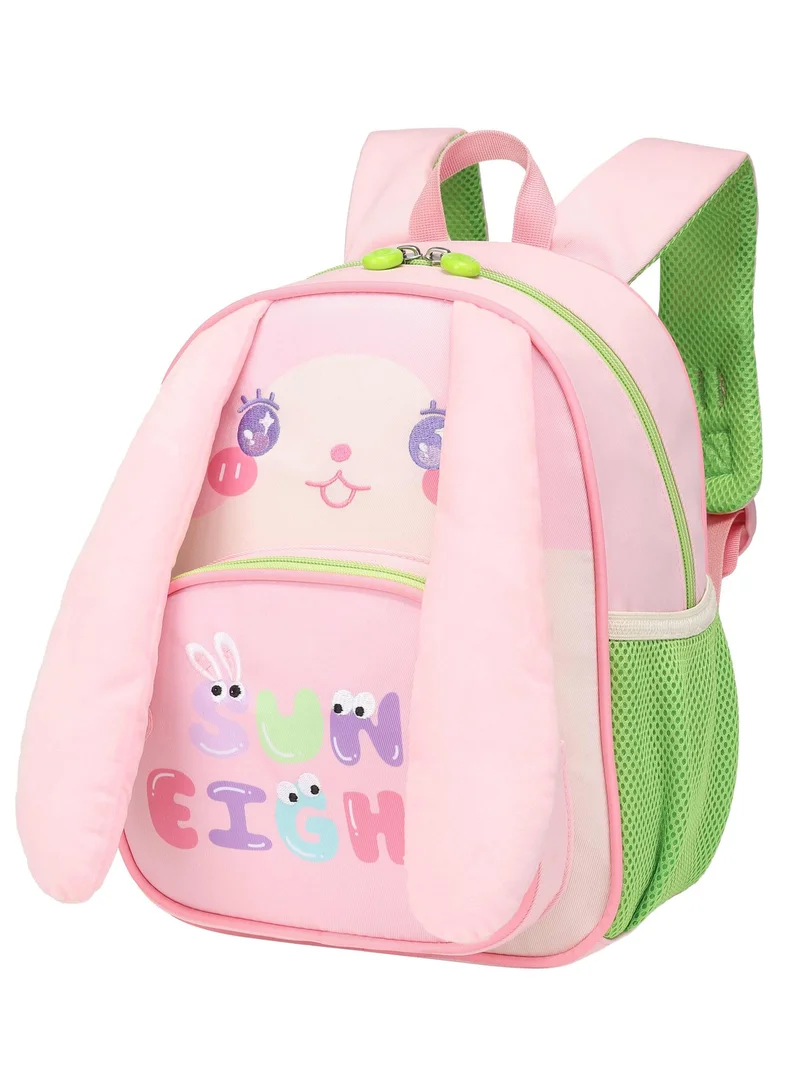 صن إيت Childrenâ€™s Backpack Water Resistant Light Weight Cute Rabbit Cartoon Bag for Preschool Girls and Boys, SE22207, Pink
