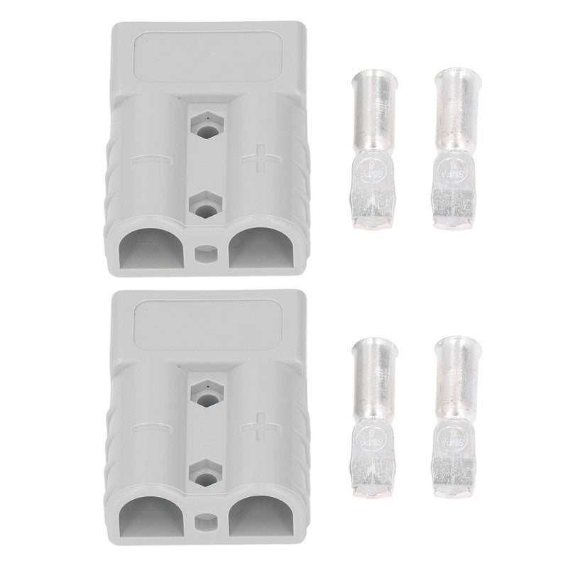 2 مجموعات من موصلات بطارية سريعة 12/10/8/6AWG سلك منفصل مع سدادة طرفية 50A 600V - Image 1