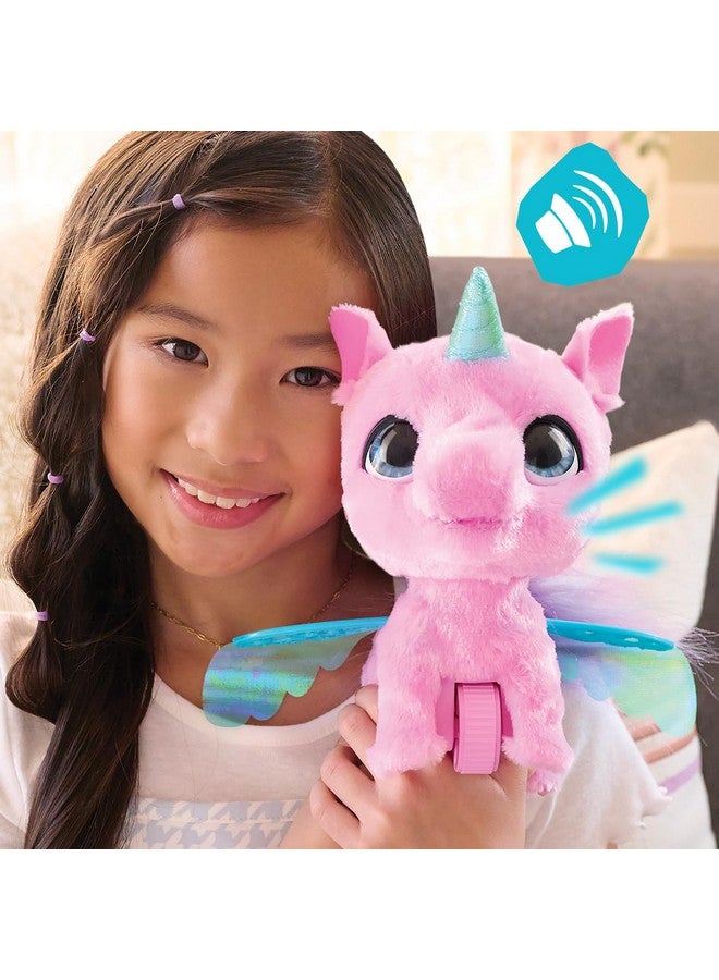 Just Play furReal Fly-A-Lots Alicorn Interactive Walking Plush with Sounds, 8-inches, Wings Flap, Pink, Kids Toys for Ages 4 Up by Just Play - Image 2