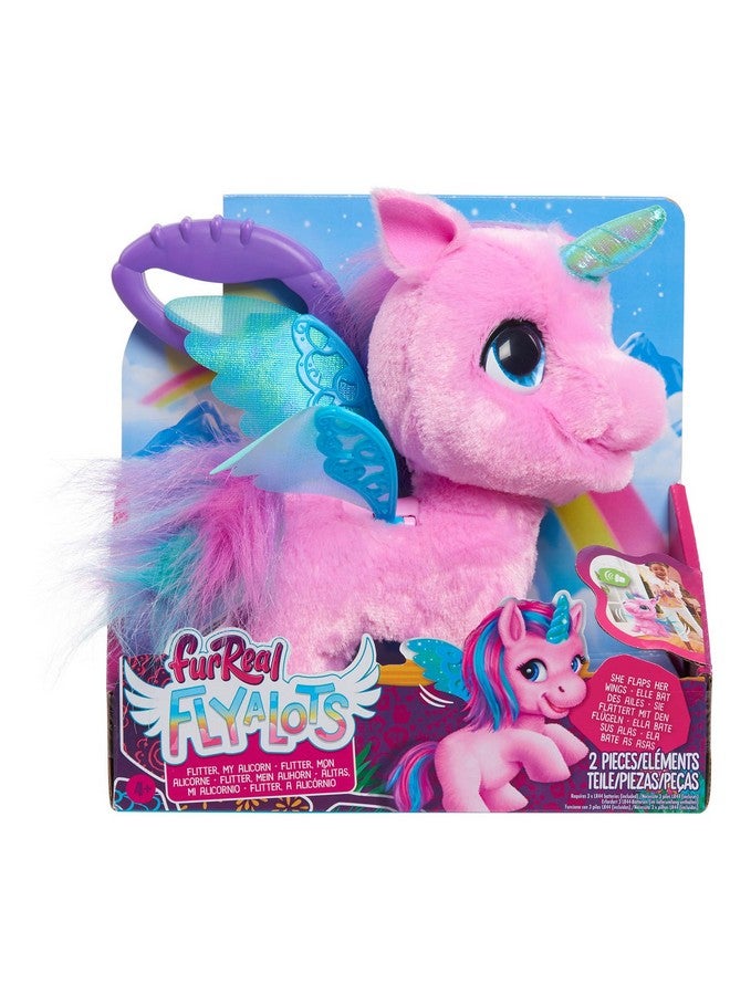 Just Play furReal Fly-A-Lots Alicorn Interactive Walking Plush with Sounds, 8-inches, Wings Flap, Pink, Kids Toys for Ages 4 Up by Just Play - Image 5