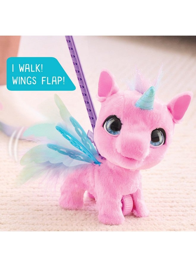 Just Play furReal Fly-A-Lots Alicorn Interactive Walking Plush with Sounds, 8-inches, Wings Flap, Pink, Kids Toys for Ages 4 Up by Just Play - Image 3