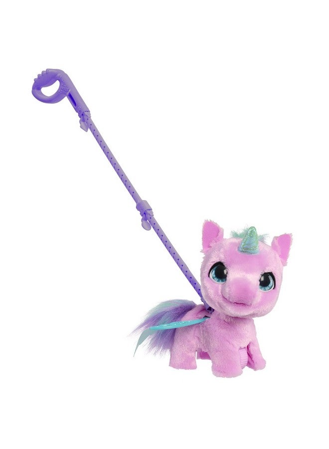 Just Play furReal Fly-A-Lots Alicorn Interactive Walking Plush with Sounds, 8-inches, Wings Flap, Pink, Kids Toys for Ages 4 Up by Just Play - Image 1