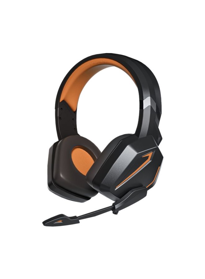 BURAQ Soyto SY-G20 RGB Dual Streamer Gaming Computer Headset, Style: Non-luminous Version (Black Orange) - Image 1