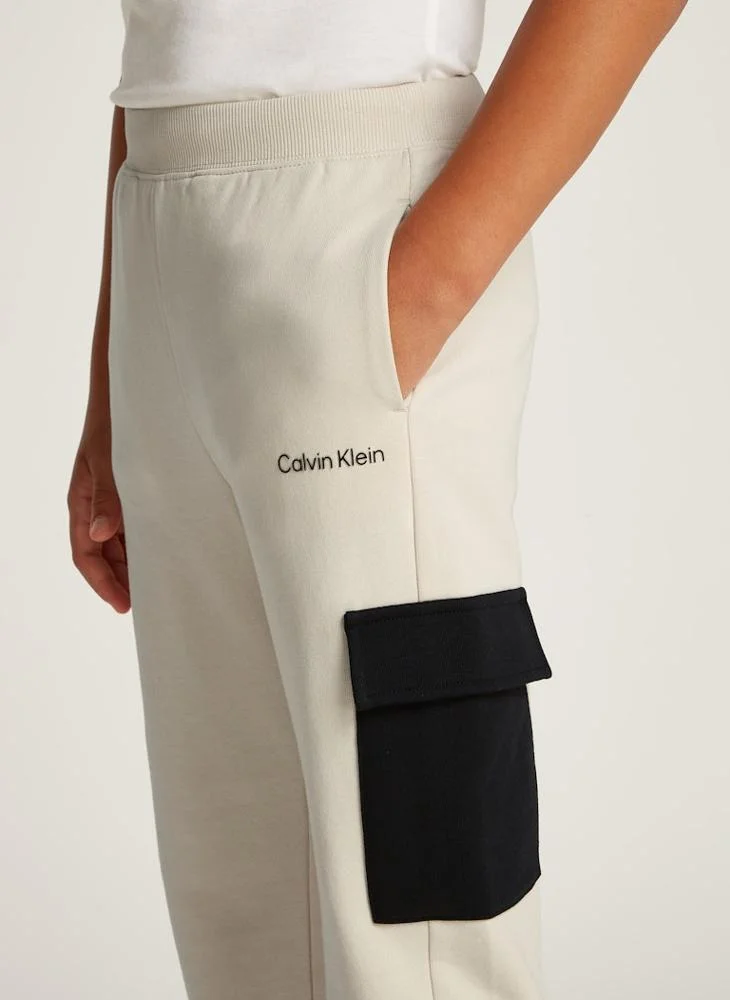 كالفن كلاين جينز Kids Color Block Cargo Sweatpants