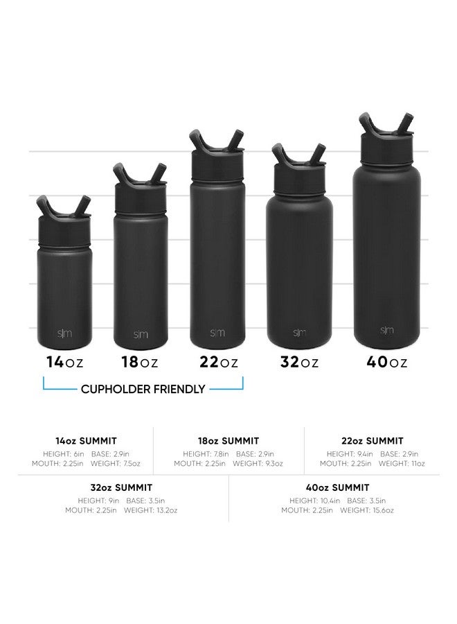 Simple Modern Simple Modern Water Bottle with Straw and Chug Lid Vacuum Insulated Stainless Steel Metal Thermos Bottles | Reusable Leak Proof BPA-Free Flask for Sports | Summit Collection | 32oz, Slumberland - Image 4