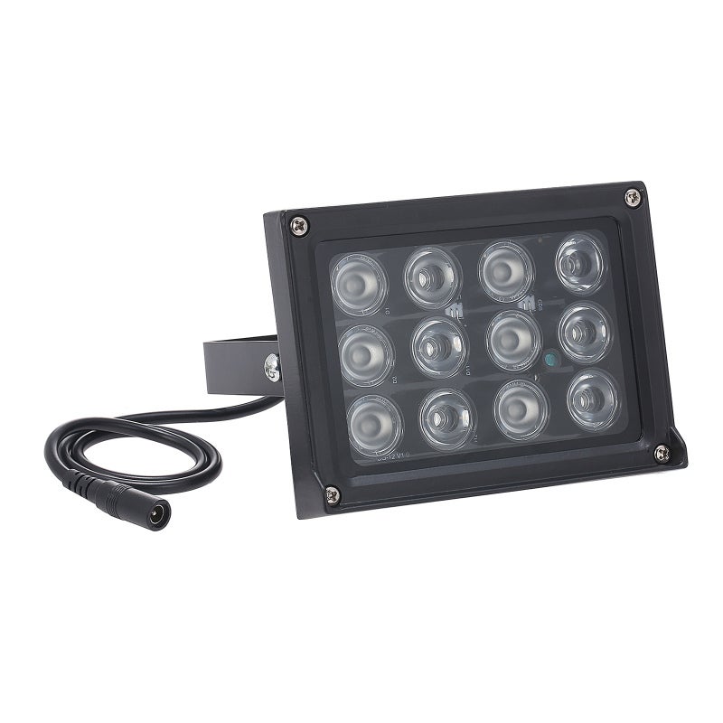 Infrared Illuminator 12pcs Array IR LEDS IR Illuminator Night Vision Wide Angle Long Range Outdoor Waterproof for CCTV Security Camera - Image 1