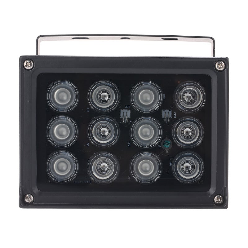 Infrared Illuminator 12pcs Array IR LEDS IR Illuminator Night Vision Wide Angle Long Range Outdoor Waterproof for CCTV Security Camera - Image 3