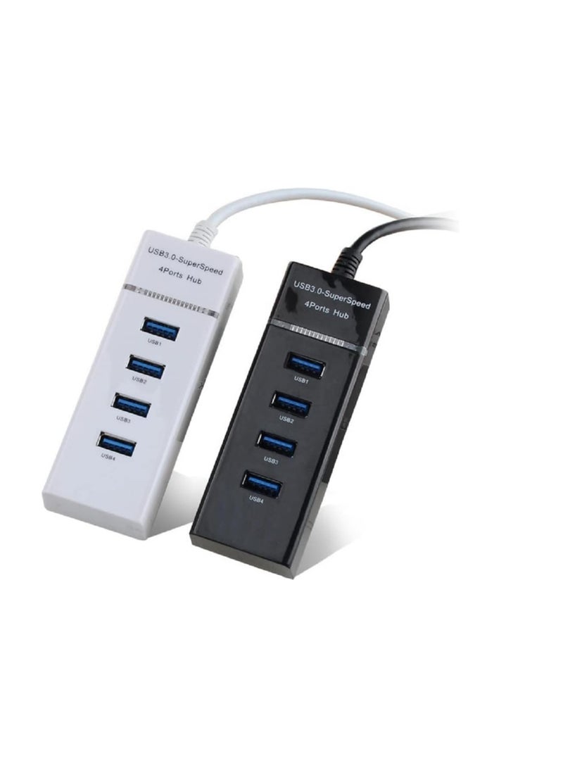 Terabyte 4 Port USB HUB SuperSpeed 3.0 High-Speed Multiport Slim USB Hub 1 feet Cable Length Adapter and Led Indicator Compatible for Pendrive, Mouse, Keyboards, Mobile, Tablet ( Black - Image 4