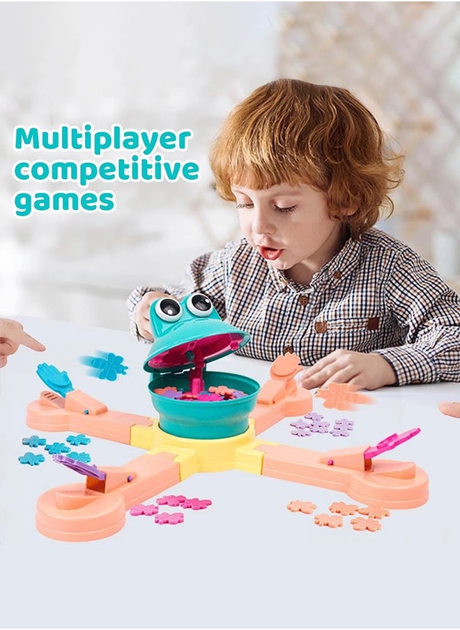 Frog Bean Frenzy Family Tabletop Game - 2-4 Players Interactive Toy with Food-Grade Silicone Beads for Kids Ages 3+  - Image 1