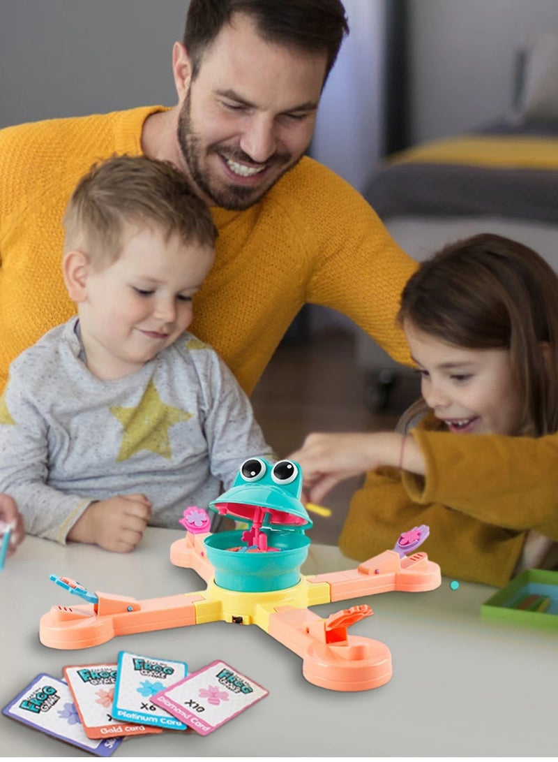 Aijmil لعبة حبوب الضفدع العائلية - مناسبة للأطفال فوق 3 سنوات (مصنوعة من سيليكون غذائي) لتحدي 2-4 لاعبين - Image 4