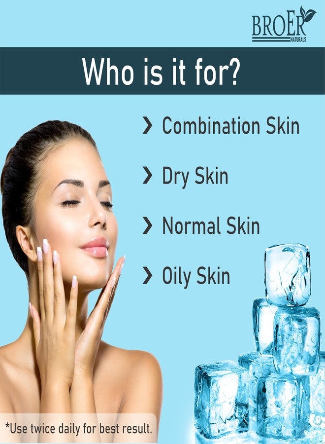 BROER Ice Burst Face wash, with Menthol and Peppermint | Menthol face wash | Peppermint face wash | Cooling face wash | Refreshing and Deep cleansing face wash | Summer face wash 100 ml - Image 5