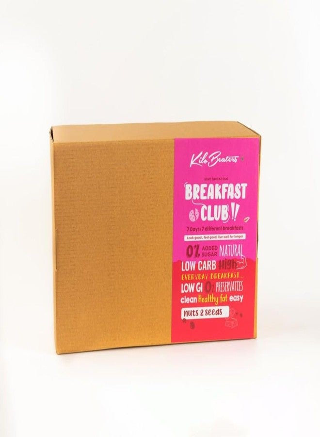 Kilobeaters Weekly Breakfast Box (Pack Of 7) | Raw Cacao, Berry Clusters, Chocolate Cookie Cereal, Noatmeal, Raw Cacao Noatmeal & Quicky Protein Meal | No Added Sugar | Healthy Breakfast For Adults - Image 4