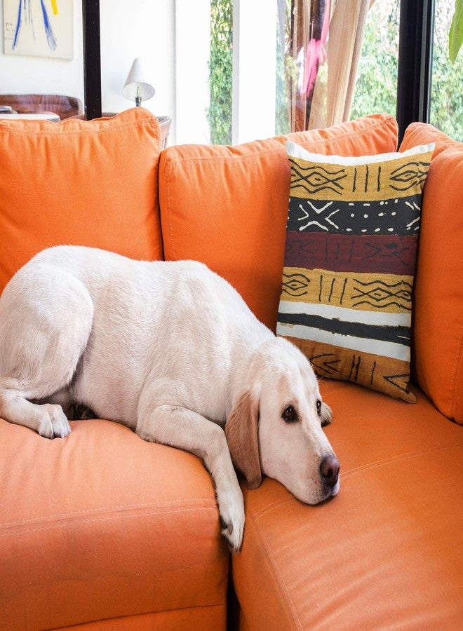 ياتيه أغطية وسائد مزخرفة بنقشة رمز عرقي أفريقي لقبيلة يايتيه مقاس 18 × 18 بوصة، أغطية وسائد مربعة بسحاب، ديكور منزلي للأريكة والسرير والفناء والسيارة - Image 5