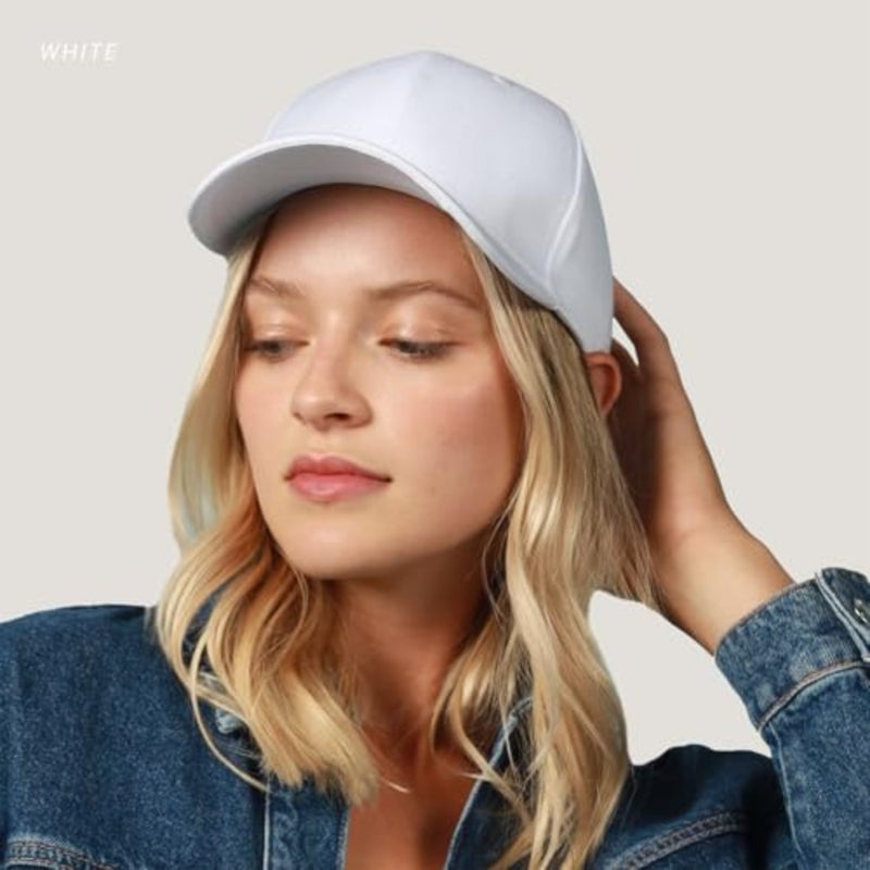 2-Pack Classic Structu Baseball Cap Adjustable Snapback Multipack Ball Caps for Custom Embroidery Running Workouts Outdoor - Image 4