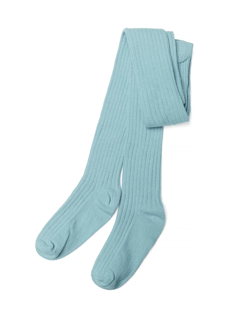 MINOTI Kids Girls Knitted Rib Tights