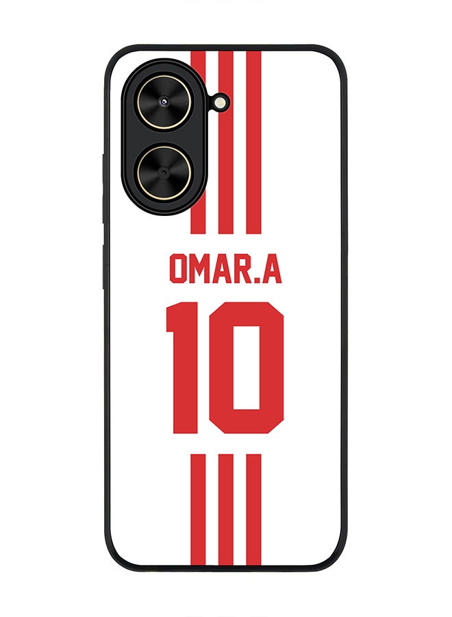 Stylizedd For Xiaomi Poco C71 / Redmi A5 4G Case,Slim fit Camera Protection, Shockproof Thin Phone cover  - Football - UAE,  Omar.A