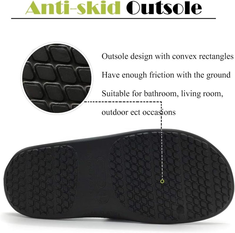 FUNKYMONKEY Mens Bathroom Shower Slippers Indoor Home Beach Non Slip Sandal - Image 4