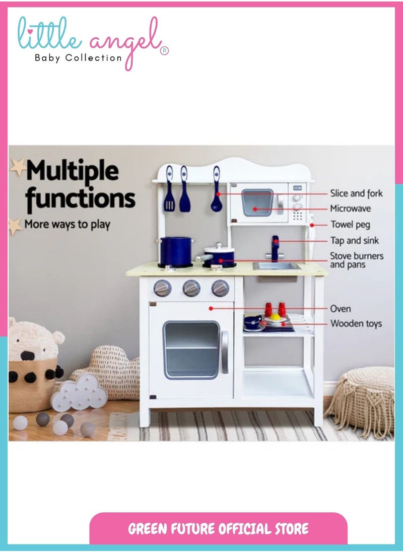 Kids Wooden Kitchen Playset - Pretend Cooking Set with Utensils, Oven, Sink & Storage - Role Play Toy for Toddlers & Girls - pzsku/ZC61C45898C0A8649EB69Z/45/1741678960/ac92c08c-6e0d-4a4c-8086-c00eb3c70afc