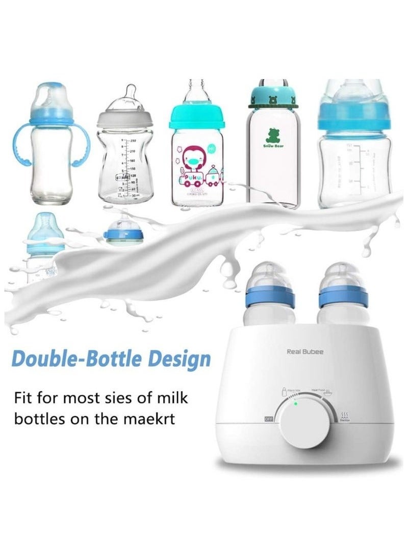 ريل بابي معقم زجاجات الأطفال بالبخار 3 في 1، جهاز تسخين وتسخين الطعام - خالٍ من مادة BPA، تسخين سريع لحليب الأم والحليب الصناعي، تحكم دقيق في درجة الحرارة - Image 3
