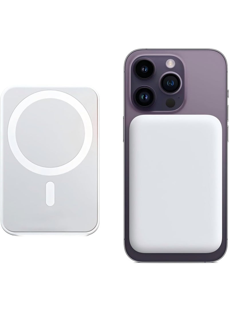 Magnetic Wireless Power Bank 5000mAh – Portable Charger for iPhone 12/13/14/15/16 Series - Image 1