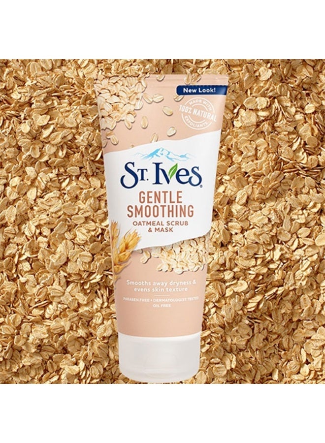 St. Ives Gentle Smoothing Scrub & Mask Oatmeal 170g 1pc