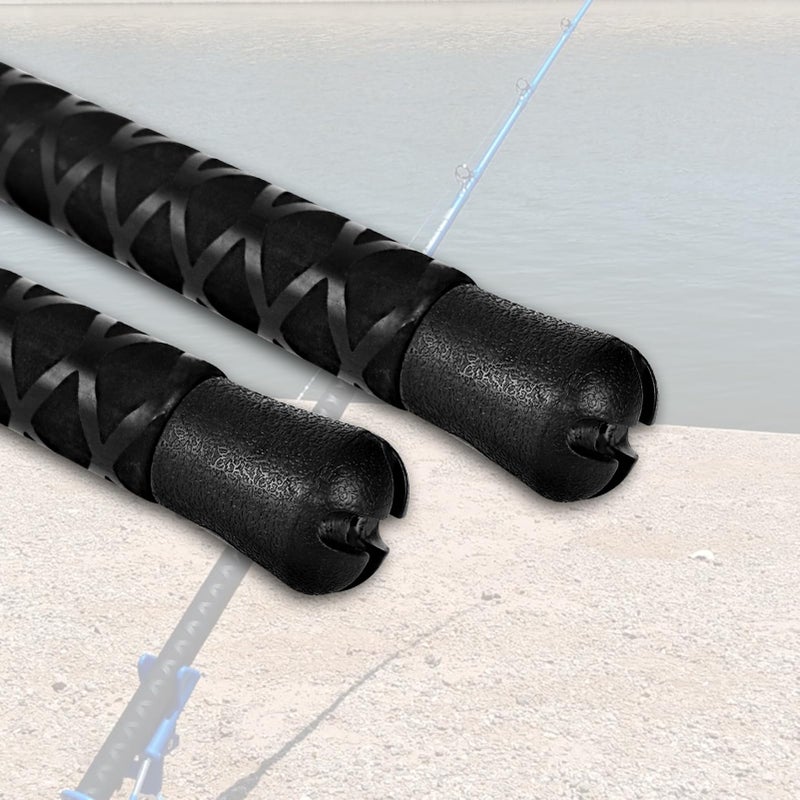 Fiblink Catfish Fishing Rod 1 Piece/2 Piece Catfishing Fishing Pole Portable Travel Heavy Cat Catfish Casting Rod (6'/6'6"/7'/8'/9') (8' - 2Pcs - Blue) - Image 5