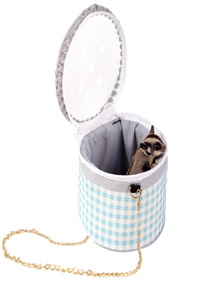 La La Pet® Creative Hamster Carrier Bag with Adjustable Chain Small Pet Travel Bag Sugar Glider Carrier Bag Hedgehog Carrier Bag Guinea Pig Carrier Bag for Outdoor Use - Image 1