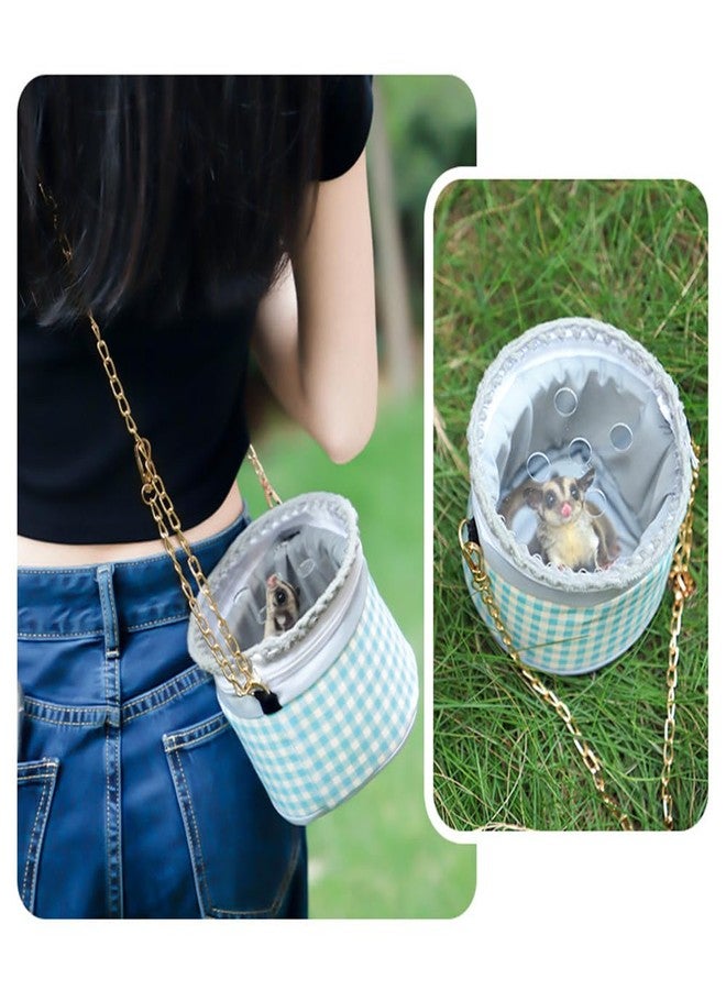 La La Pet® Creative Hamster Carrier Bag with Adjustable Chain Small Pet Travel Bag Sugar Glider Carrier Bag Hedgehog Carrier Bag Guinea Pig Carrier Bag for Outdoor Use - Image 2