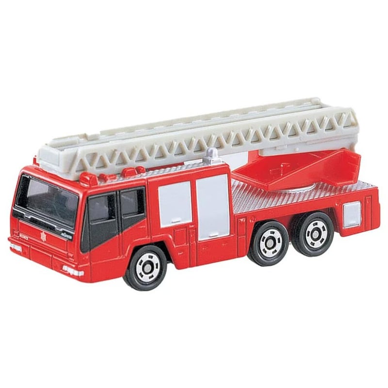 TOMY Takara Tomy Tomica No108 Hino Aerial Ladder Fire Truck - Image 2