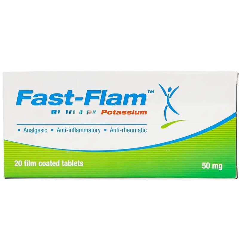 Fast-Flam 50Mg Film Coated Tablets 20'S