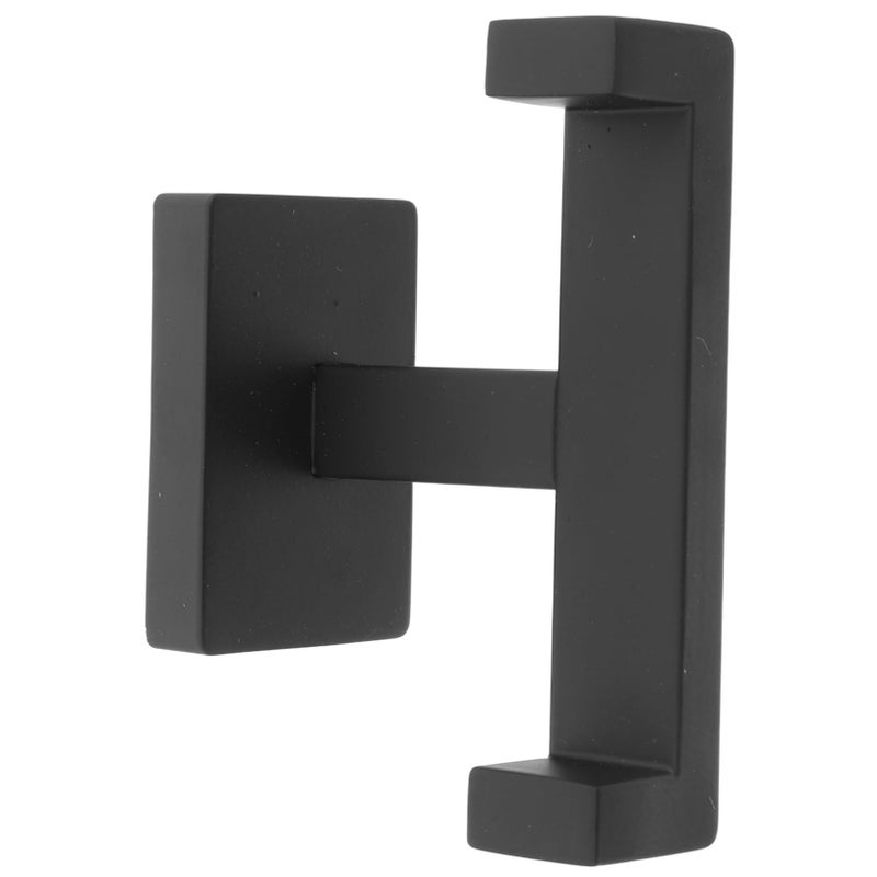 Stainless Steel Double Hook Towel Holder For Bathroom Shower Door Space Saving Organizer - Image 2