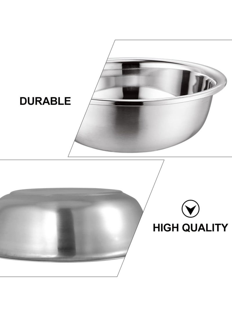 المفرج وعاء خلط - كبير الحجم للعجن وغسل الخضار والصحون من الاستيل 18 /8 مقاس 45 سم - Image 5