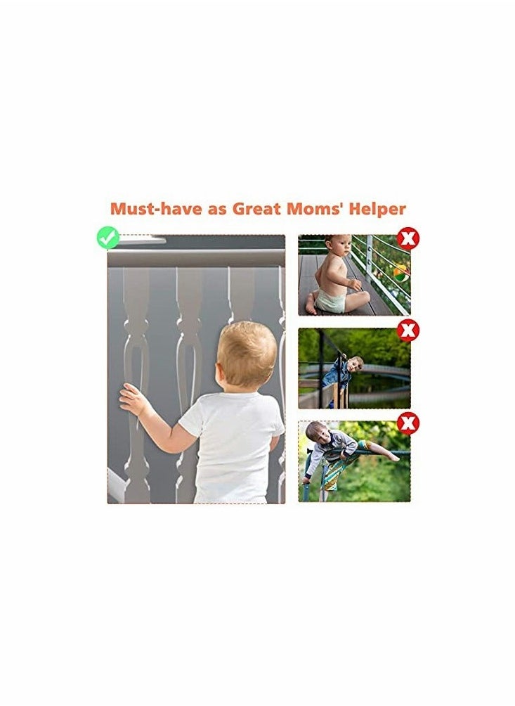KASTWAVE - Child/Pet Safety Net,Durable Banister Guards for Kids Safety - Image 1