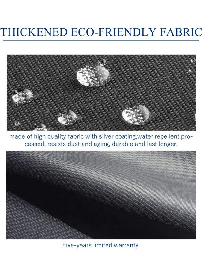 Washing Machine Cover/Dryer Cover,Fit for Most 7.5-12KG. Front loading Machine,Cover on 4 Sides-Maximum Protection(Gray，W27 D33 H39 inches) - Image 5