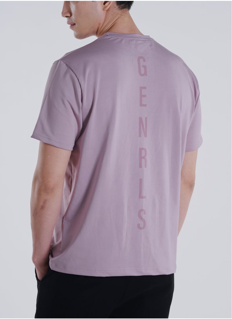 GENRLS Men's Everyday Fit T-shirt Lilac  - Image 5