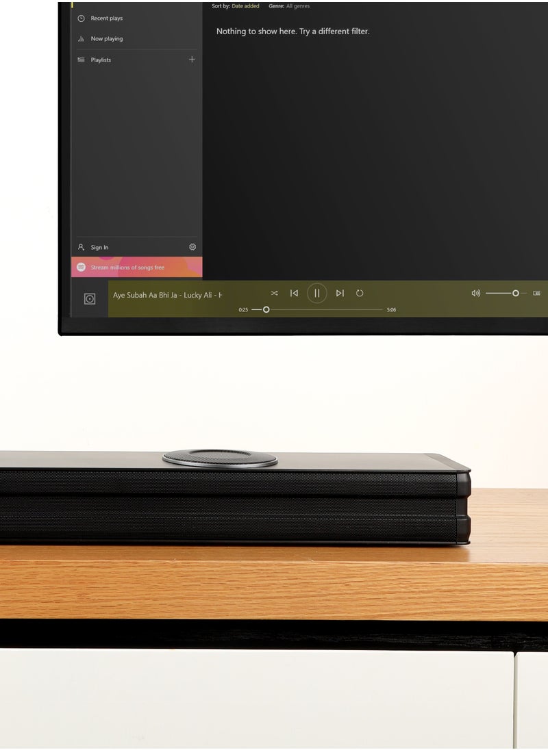KRYPTON - Portable Sound Bar System, LED Display, Deep Bass, KNMS5417 | Optical, HDMI & Coaxial Input | Compatible with Mobile, TV, DVD, Home Theatre System, Tablet PC, Laptop, CompPortable Sound Bar System, LED Display, Deep Bass, KNMS5417 | Optical, HDMI & Coaxial Input | Compatible with Mobile, TV, DVD, Home Theatre System, Tablet PC, Laptop, Computer & More - Image 1