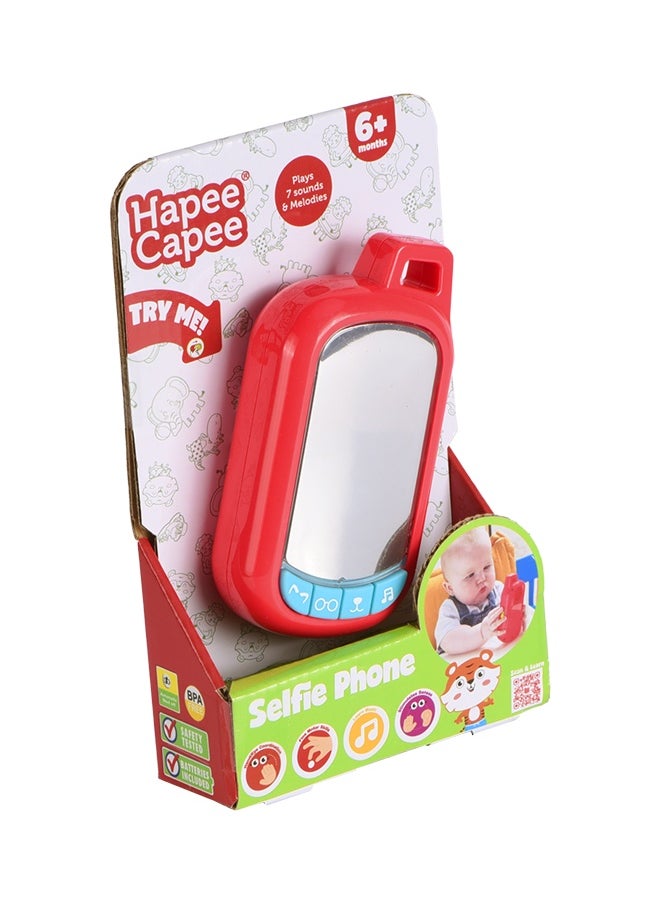 Hapee Capee Selfie fun Phone, Educational Baby Toy, First Baby Selfie, Gift Toys for 6+ Months Babies, Kids Selfie Phone for Baby Preschool Education.  - Image 1
