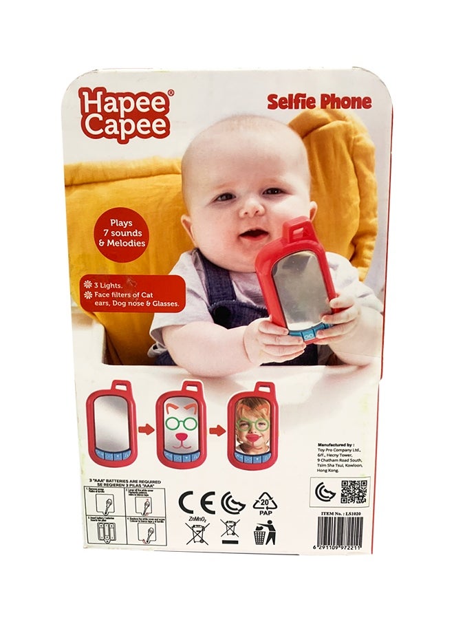 Hapee Capee Selfie fun Phone, Educational Baby Toy, First Baby Selfie, Gift Toys for 6+ Months Babies, Kids Selfie Phone for Baby Preschool Education.  - Image 3