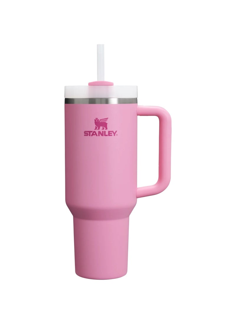 Stanley - Stanley cup H2.0 Stainless Steel with Lid and Straw for Water Iced Tea,Coffee and Smoothie,Peony,40 oz - Image 1