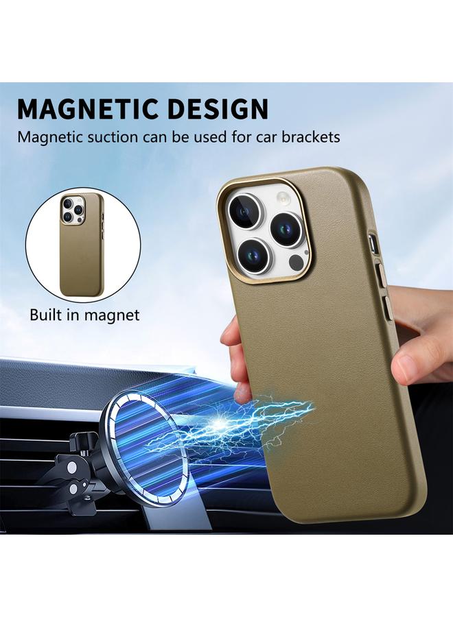 S-TOP Case For iPhone 15 Pro Electroplated Metal Button MagSafe Phone Case - Image 5
